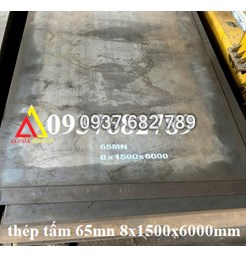 Thép tấm 65mn dày 8mm/8ly chịu mài mòn cao
